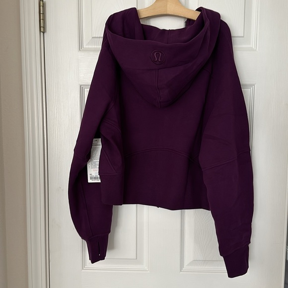 LULULEMON Hawaii SCUBA Oversized Full Zip HOODIE Dramatic Magenta Purple M/L ๐ - Picture 5 of 13